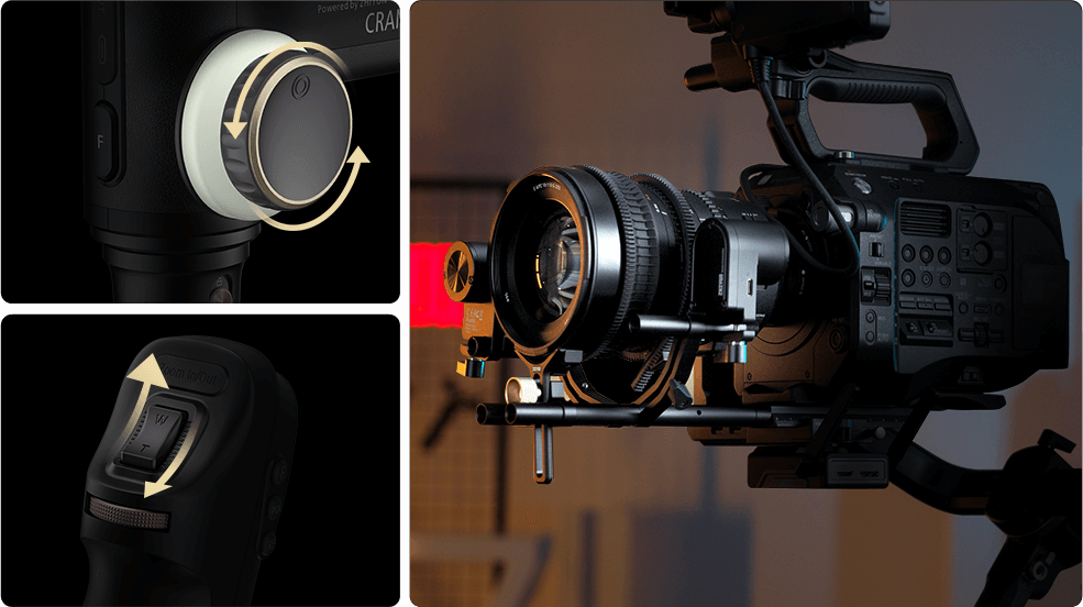 Zhiyun - Crane 3S Gimbal para cámaras DSLR, mirrorless y cine - Avacab